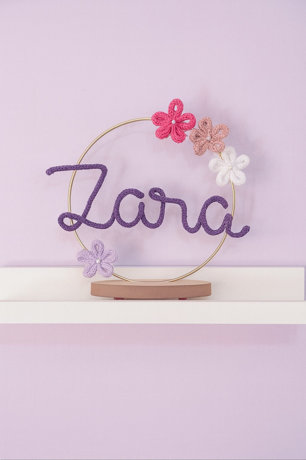 Name on a shelf
