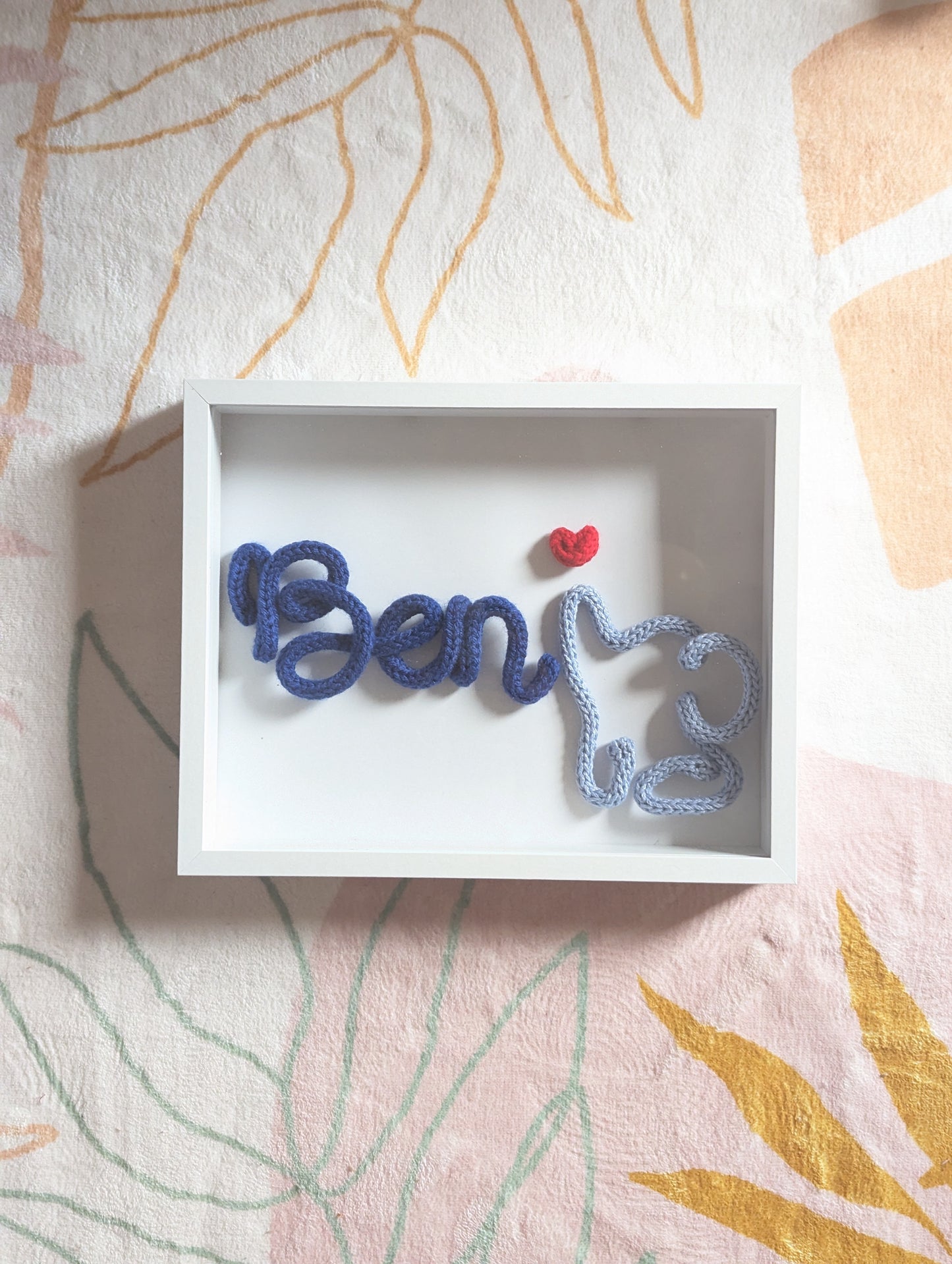 Name in a shadow box