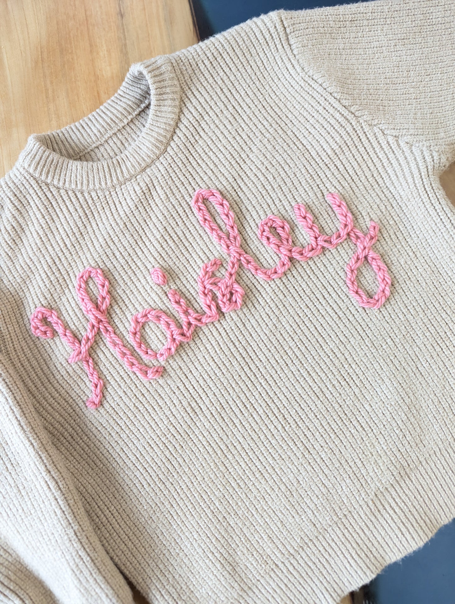 Embroidered sweater