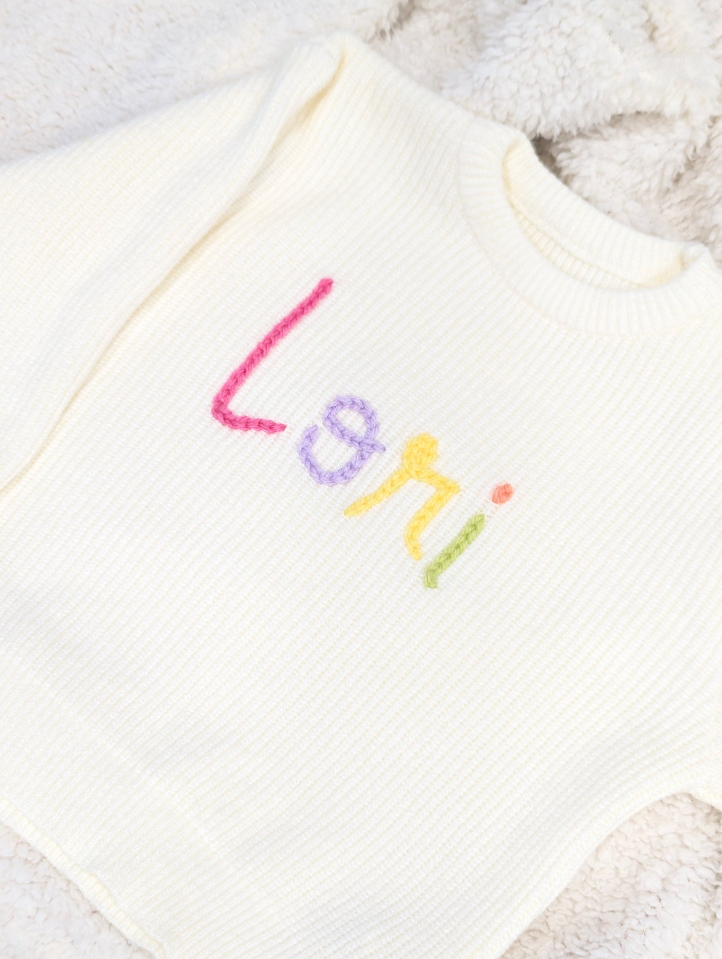 Embroidered sweater