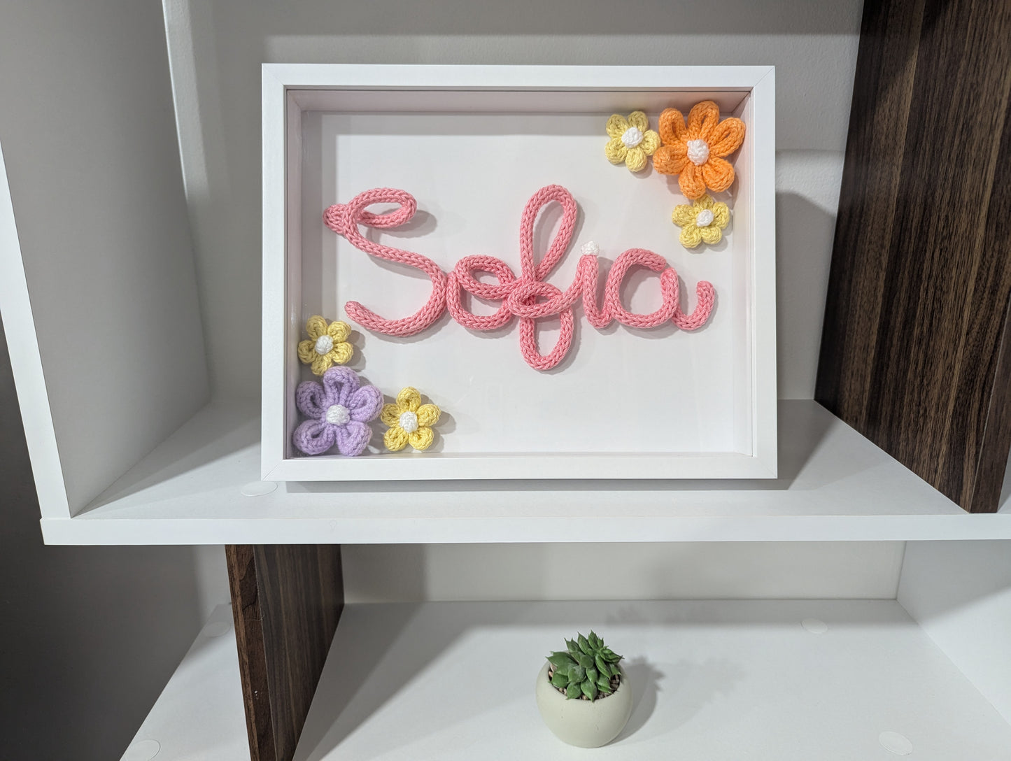 Name in a shadow box