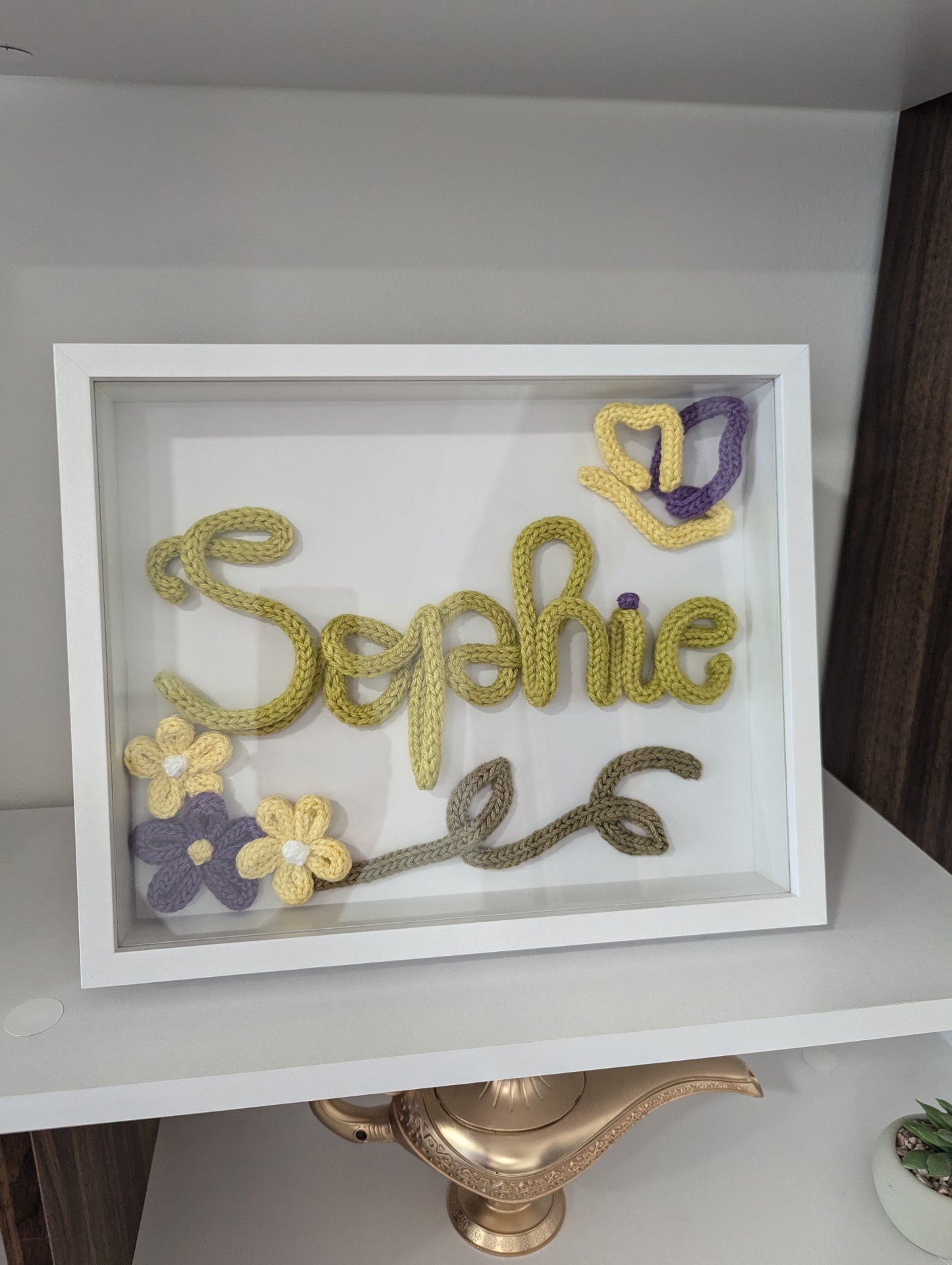 Name in a shadow box