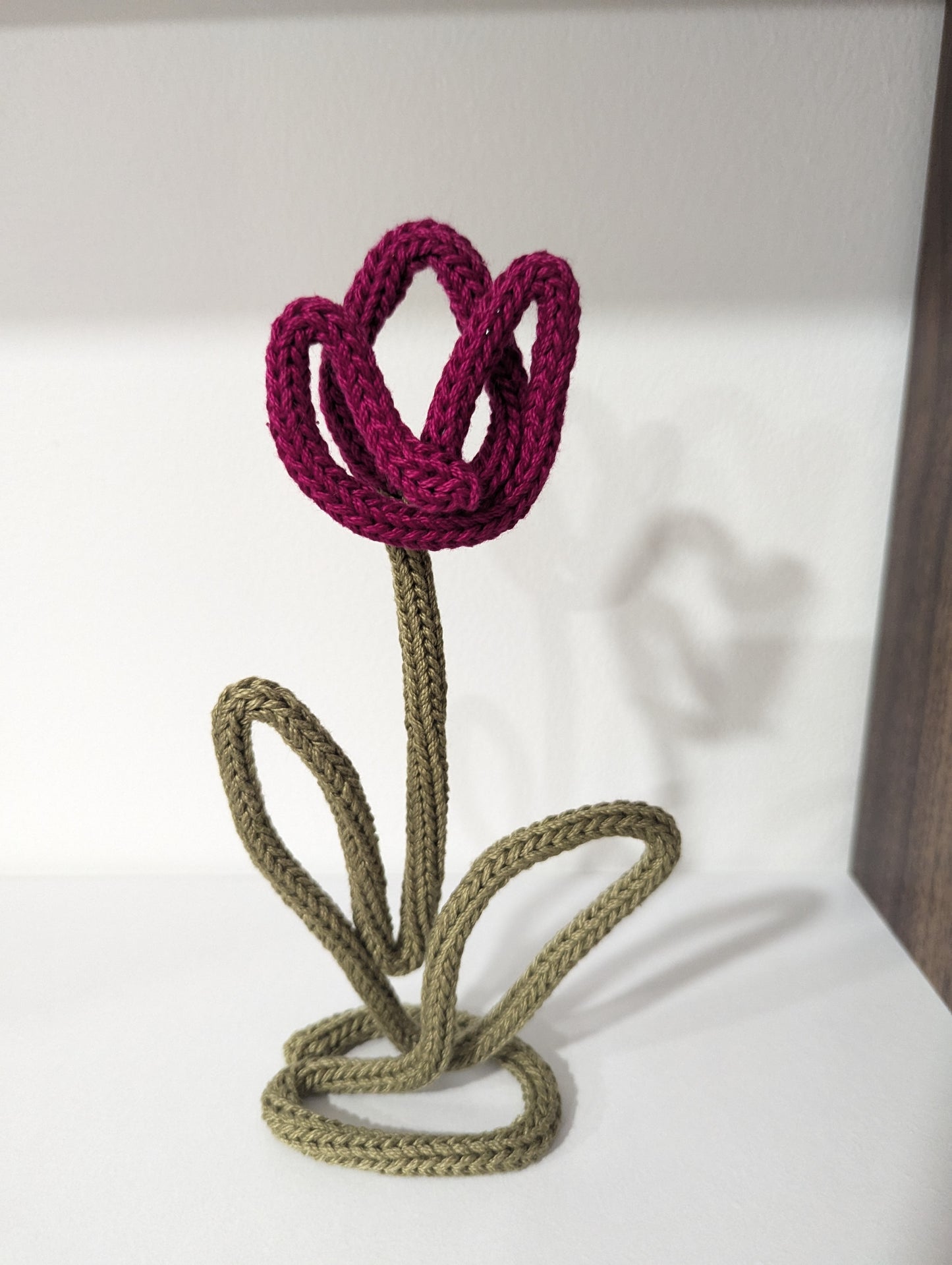 Flowers on a shelf
