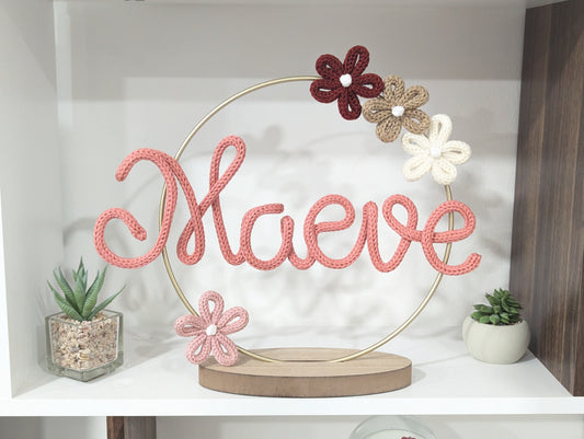 Name on a shelf