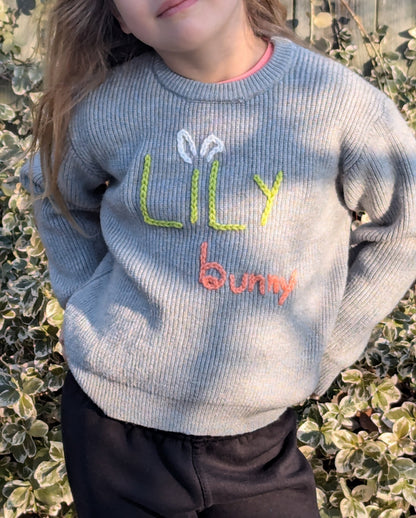 Embroidered sweater