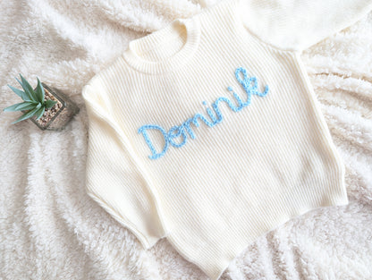 Embroidered sweater