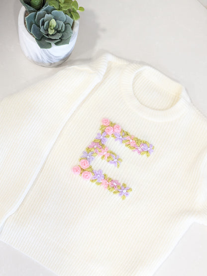 Embroidered sweater