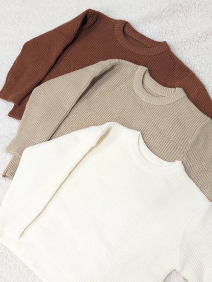 Embroidered sweater